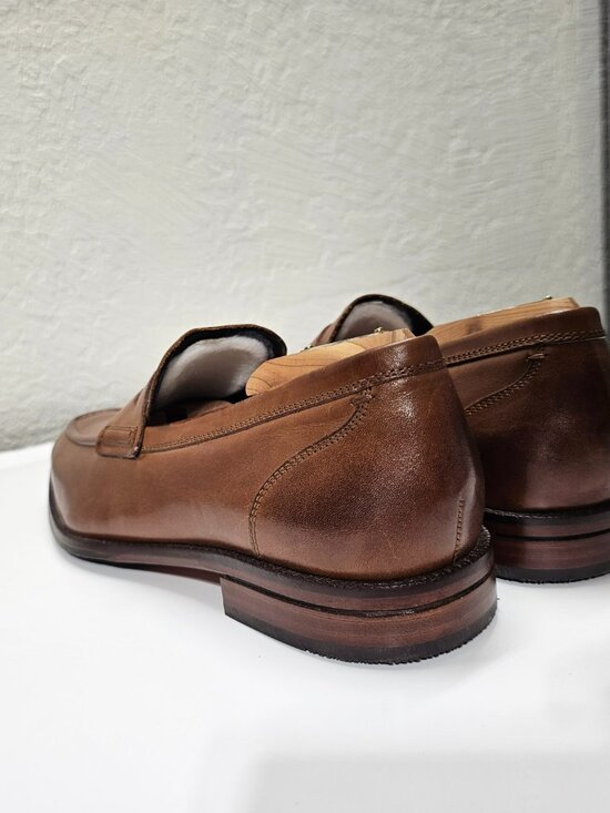 Cole Haan- Size 9M Men\'s Øriginal Grand Brown Leather Penny Loafers main image 10